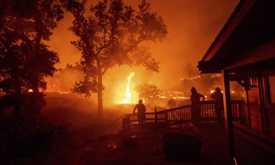 <span>Photograph: Noah Berger/AP</span>