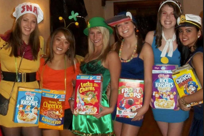 Cereal box characters