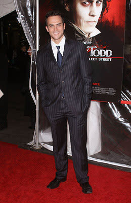 Cheyenne Jackson at the New York City premiere of DreamWorks Pictures' Sweeney Todd: The Demon Barber of Fleet Street