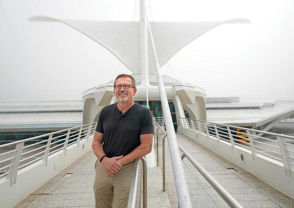 Dan Somers, Milwaukee Art Museum Director of Facilities outside the Milwaukee Art Museum in Milwaukee on Thursday, Aug. 24, 2023.