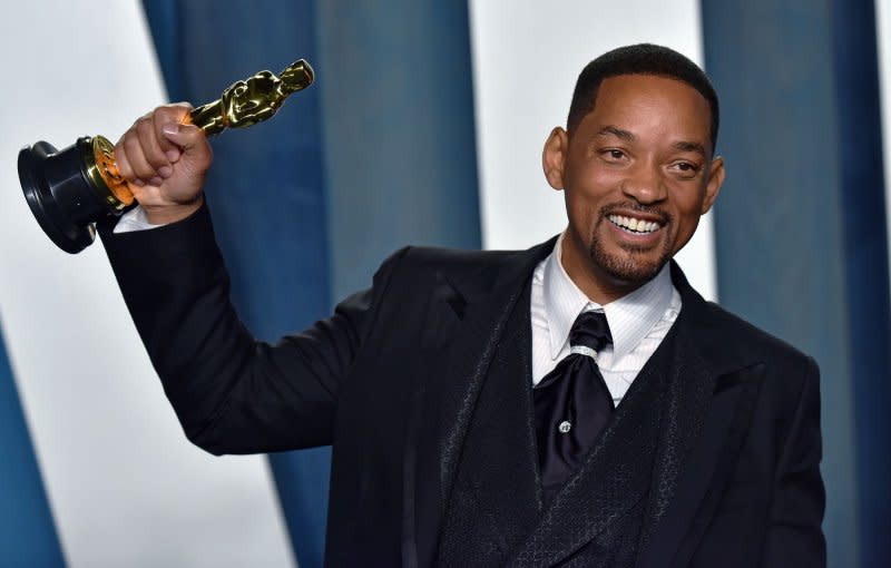 BET announced Will Smith will debut a new single at the 2024 BET Awards, which will air Sunday at 8 p.m. on the cable network. File Photo by Chris Chew/UPI