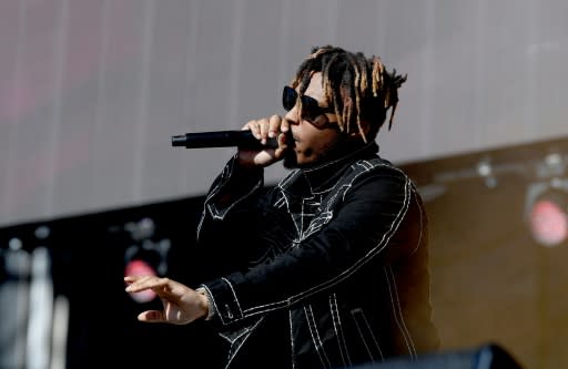 Juice WRLD performs at a music festival in Las Vegas in September 2019 -- the rapper has died at the age of 21