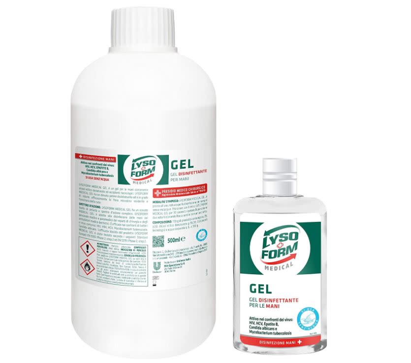 Lysoform Medical Gel Disinfettante Mani 70 ml + Lysoform Medical Gel Disinfettante Mani