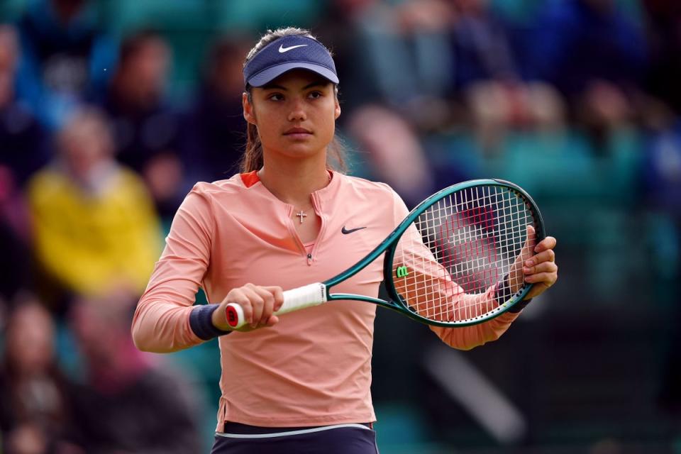 Emma Raducanu will not be part of the Team GB tennis squad at the Paris Games (Mike Egerton/PA) (PA Wire)