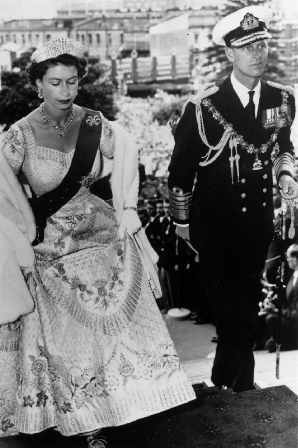 Queen Elizabeth and Prince Philip at the Queen's Coronation