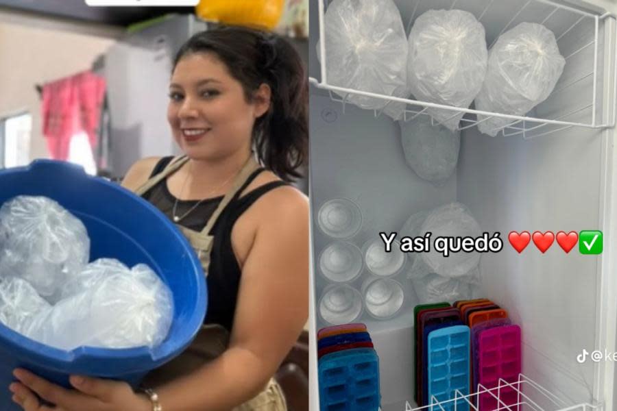 Tiktoker se viraliza por su emprendimiento de venta de hielo tras ola de calor en México