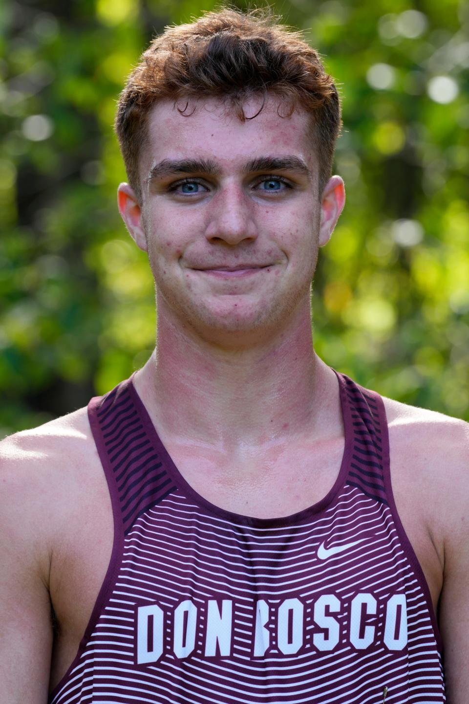 Ryan LoCicero, of Don Bosco Prep, came in second place in the United race with a time of 16:19. Thursday, September, 29, 2022