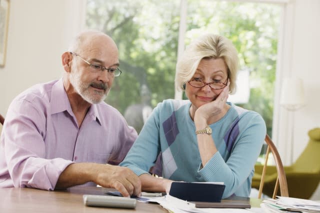 Couple Paying Bills