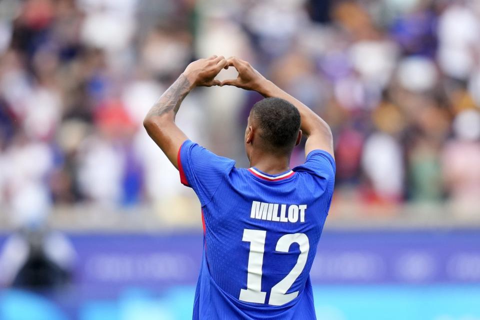 Olympic men's soccer final between France and Spain goes to extra time