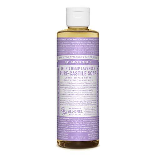 <p><strong>Dr. Bronner's</strong></p><p>amazon.com</p><p><a href="https://www.amazon.com/dp/B00028NFQQ?tag=syn-yahoo-20&ascsubtag=%5Bartid%7C10049.g.35031720%5Bsrc%7Cyahoo-us" rel="nofollow noopener" target="_blank" data-ylk="slk:Shop Now;elm:context_link;itc:0;sec:content-canvas" class="link ">Shop Now</a></p><p>For those who shower at night, opt to scrub down with this lavender-scented castile liquid soap, so you can soothe yourself into a more relaxed state even before your jammies are on. This soap is biodegradable and vegan, and you can even use it as a <a href="https://www.bestproducts.com/home/decor/g1435/eco-friendly-products/" rel="nofollow noopener" target="_blank" data-ylk="slk:green-friendly cleaning product;elm:context_link;itc:0;sec:content-canvas" class="link ">green-friendly cleaning product</a> in a pinch.</p>