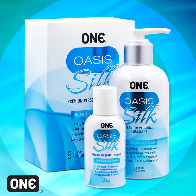 ONE Oasis Silk Premium Personal Lubricant, 10Ounces
