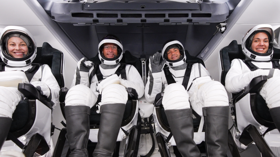 The Polaris Dawn crew prior to launch on Sept. 10, 2024