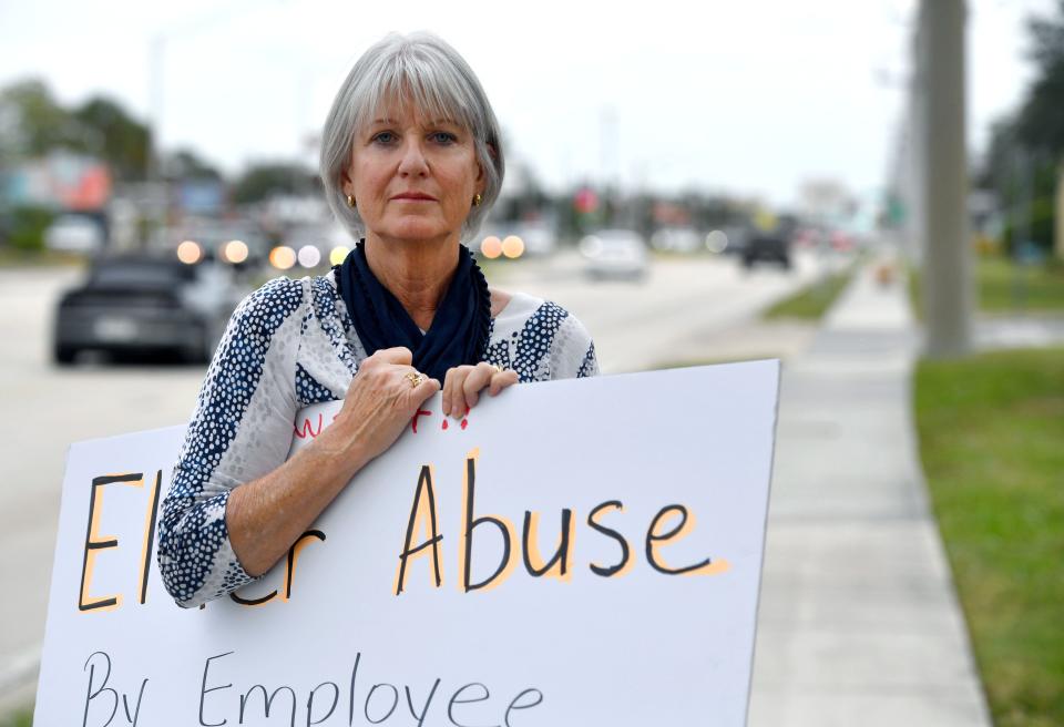 Stephanie Sifrit can be found a couple times a week, picketing in front of Bradenton Health Care on Cortez Road West. Sifrit is trying to get a law passed that would allow relatives to place video cameras in the rooms of family members in nursing homes and assisted living facilities.