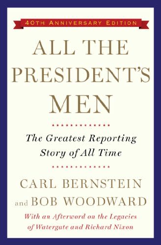 5) 'All the President's Men' by Carl Bernstein and Bob Woodward