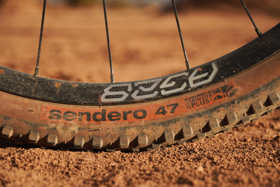 Tires on a gravel bike