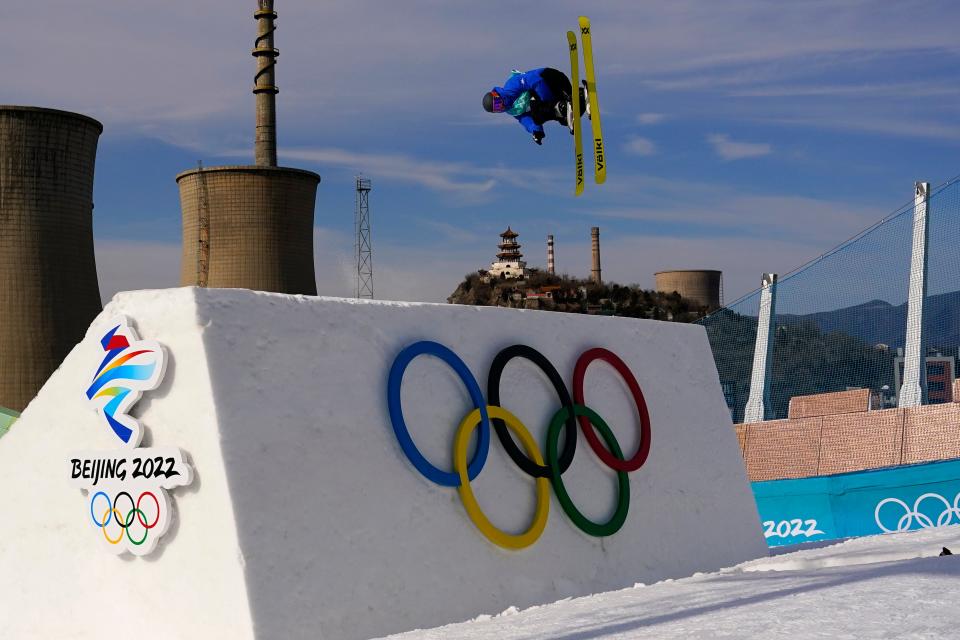 Leonardo Donaggio of Italy competes (AP)