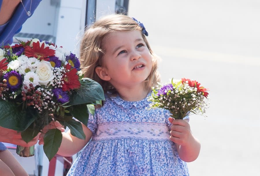 Princess Charlotte flawlessly assuming royal duties with a diplomatic handshake will make you faint from cuteness