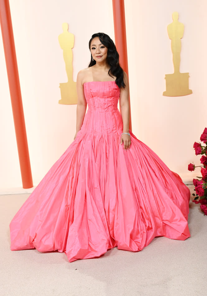 Stephanie Hsu at the 95th Annual Academy Awards held at Ovation Hollywood in Los Angeles, Calif. on March 12, 2023. - Credit: Gilbert Flores for Variety