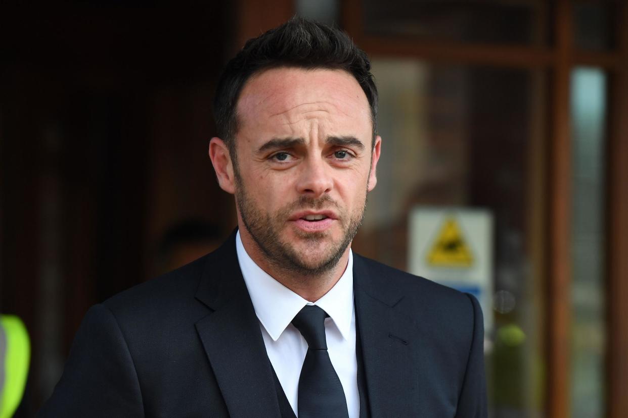 Reconciliation: McPartlin is now on speaking terms with his dad: Chris J Ratcliffe/Getty Images