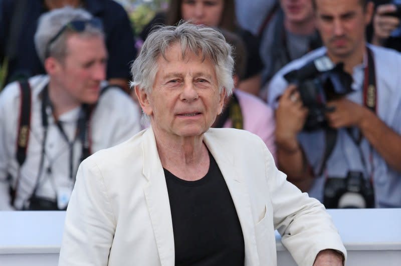 Roman Polanski arrives at a photocall for the film "D'Apres une histoire vraie" during the 70th annual Cannes International Film Festival in Cannes, France, on May 27. On February 1, 1978, Polanski escaped to France after pleading guilty to charges of having sex with an underage girl. File Photo by David Silpa/UPI