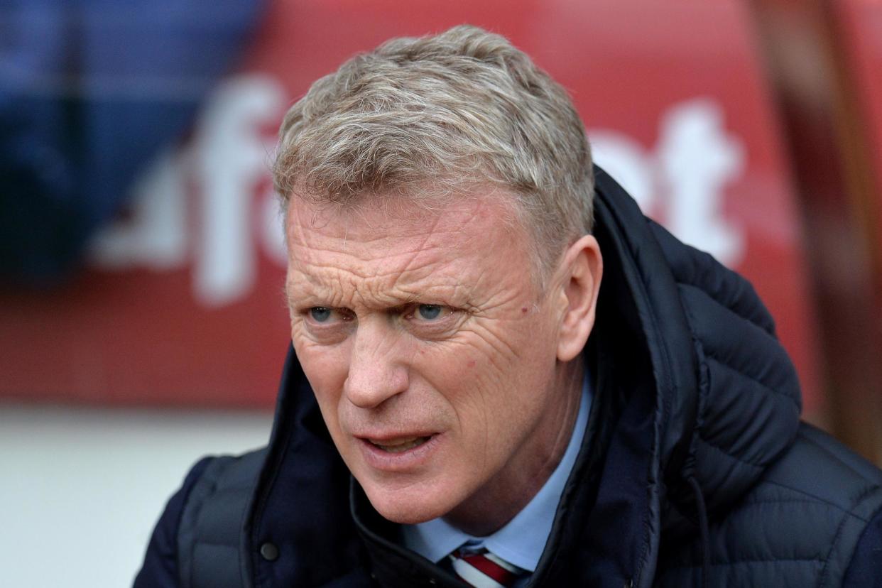 Under pressure: David Moyes: Getty Images