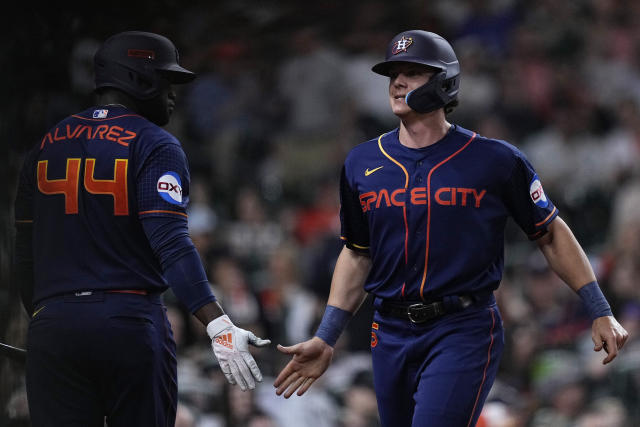 Meyers hits pair of 3-run HRs and Astros go deep 4 times to beat