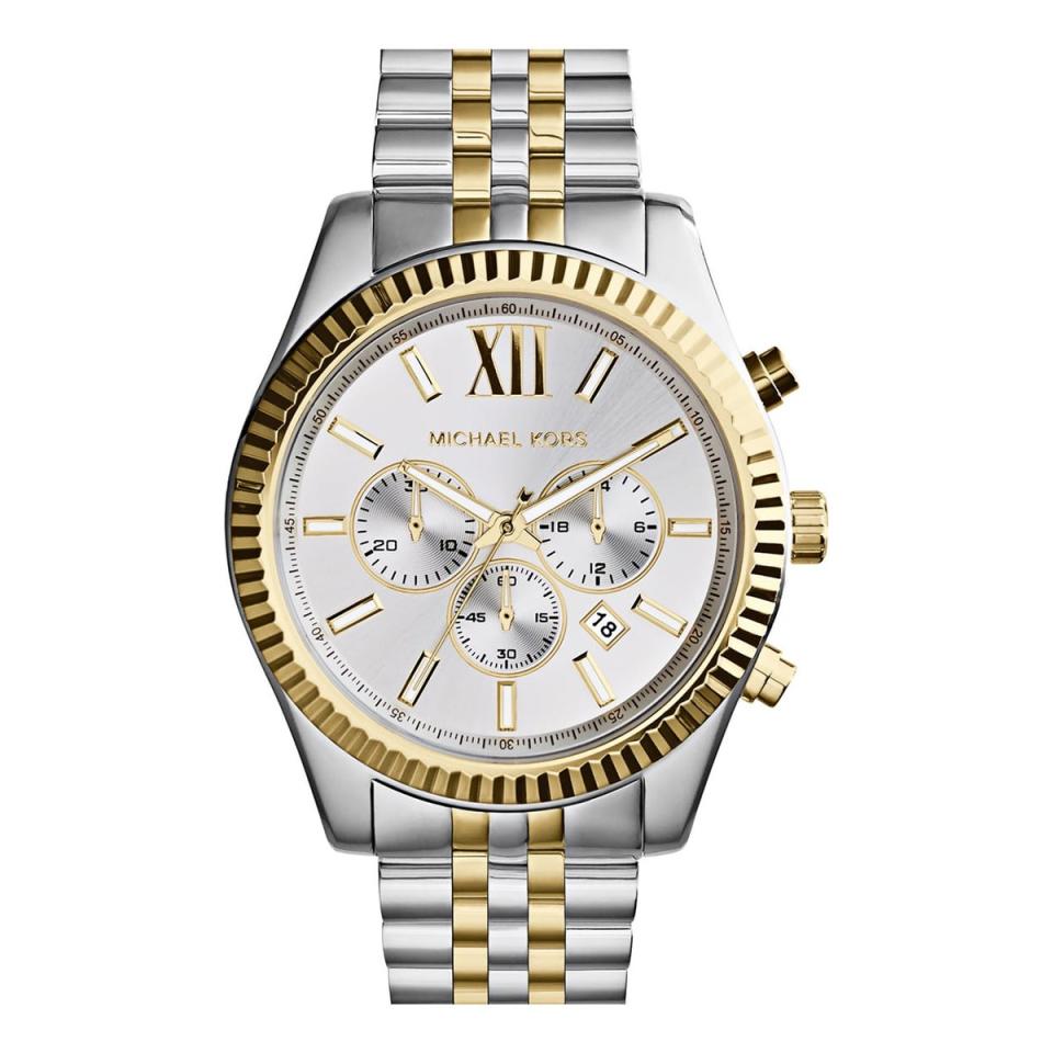 Best Classic Design: Michael Kors Large Lexington Chronograph Bracelet Watch