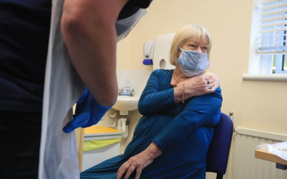 Jonathan Van Tam's mother received the vaccine this morning - Mie Egerton/PA Wire