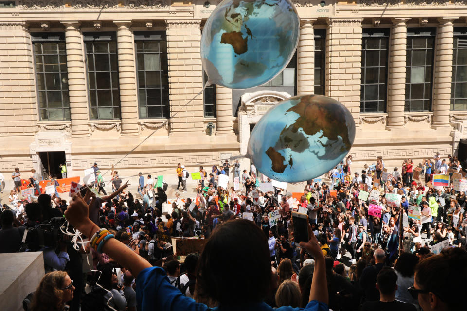 Image: Global climate strike protest in New York (Spencer Platt / Getty Images)