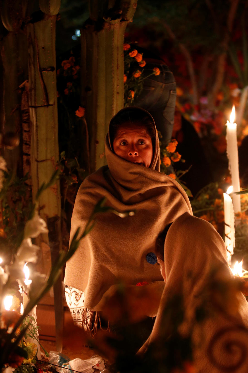 FOTOS | La tradicional velada en panteones de Oaxaca