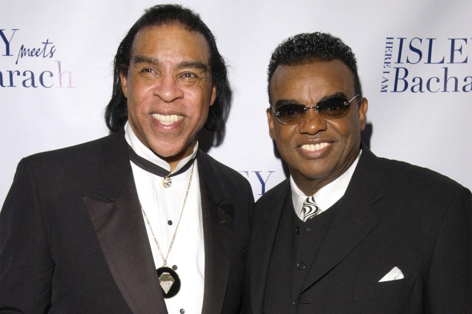 Rudolph and Ronald Isley (brothers) during "Isley Meets Bacharach" Record Release Party and Concert at The Supper Club in New York, NY, United States.