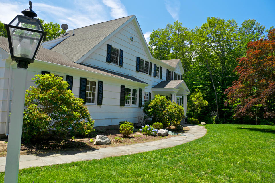 A house in a suburban neighborhood