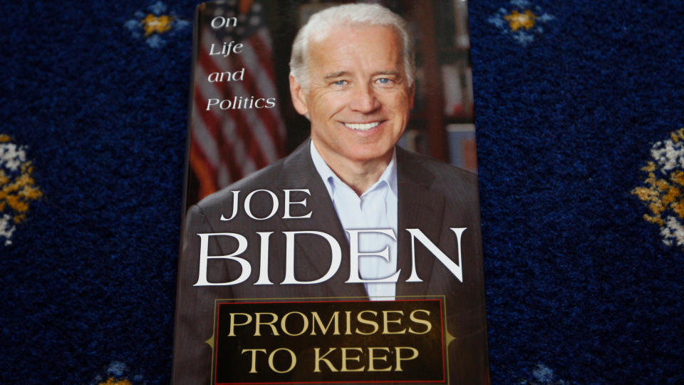 Joe Biden A copy of Democratic presidential hopeful, Joe Biden, D-Del.