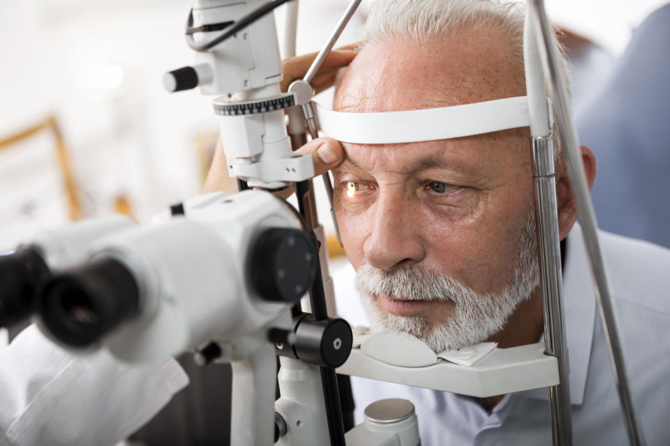 A glaucoma diagnosis typically requires multiple painstaking tests toaccurately gauge vision loss