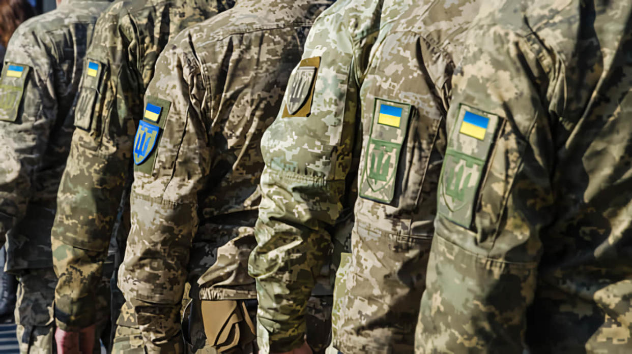 Ukrainian Military personnel. 