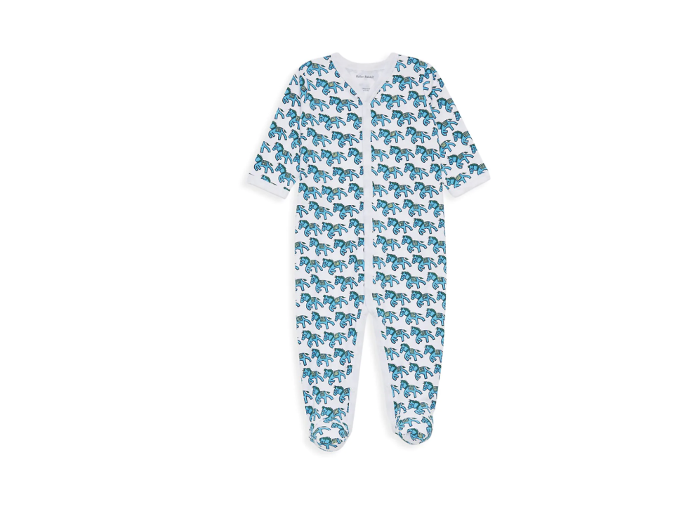 4) Roller Rabbit Horse-Print Footie