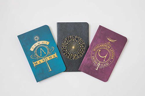 34) Harry Potter: Spells Pocket Notebook Collection (Set of 3)