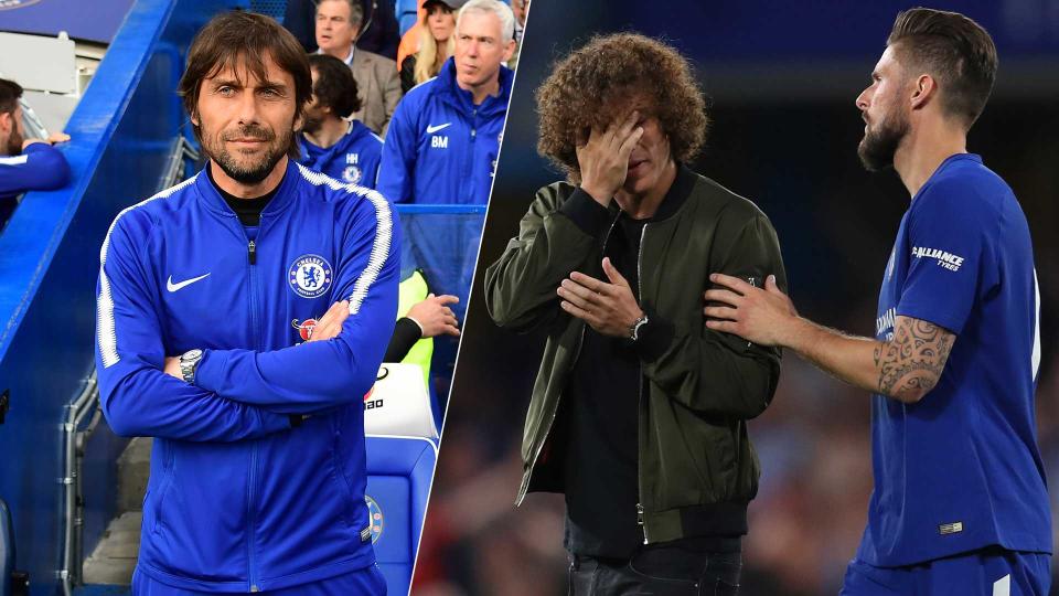 Antonio Conte and David Luiz could both be leaving Chelsea.