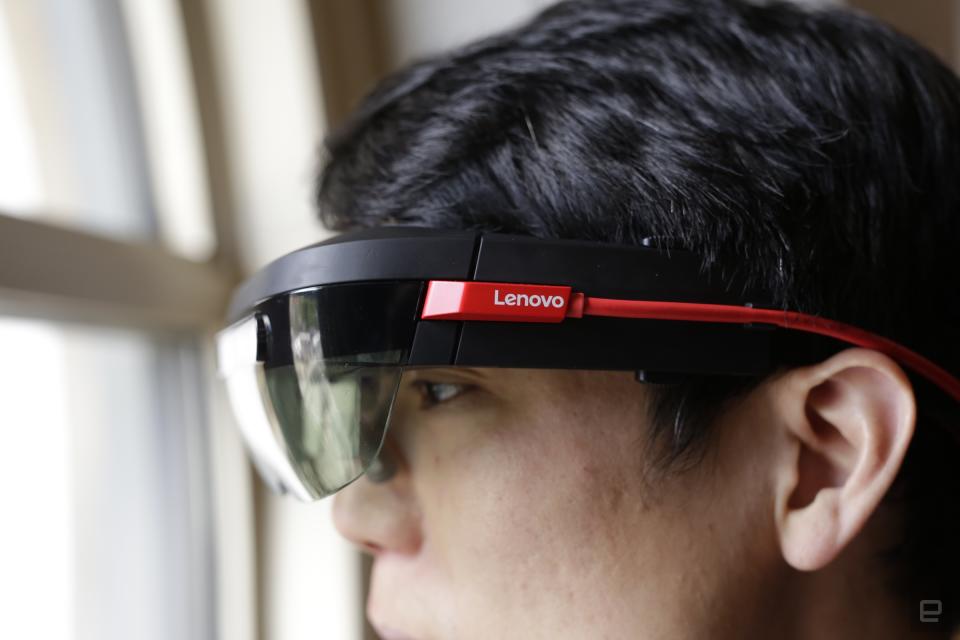 Lenovo ThinkReality AR headset

Chris Velazco / Engadget