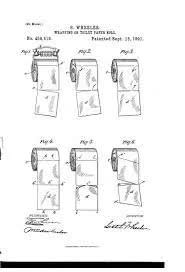 Seth Wheeler, der Mann, der die Klopapierrolle erfunden hat, hat sich die richtige Art, Klopapierrollen aufzuhängen, patentieren lassen – nach vorne. (Seth Wheeler/Google Patents)