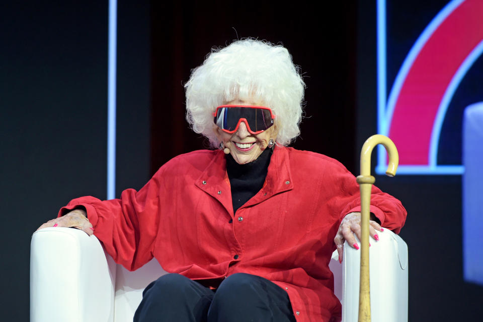 95-year-old former baseball player Maybelle Blair came out publicly as gay for the first time this summer. (Photo by Vivien Killilea/Getty Images for The MAKERS Conference)