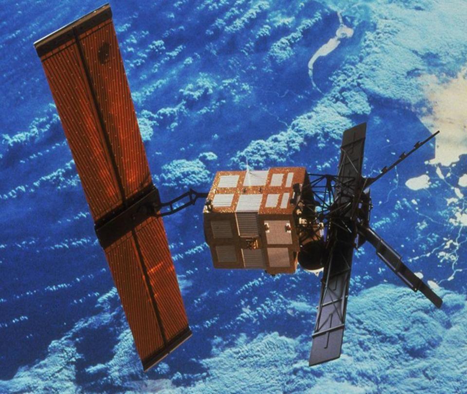 ERS-2, a defunct satellite that reentered Earth's atmosphere Wednesday, first went into space in 1995.