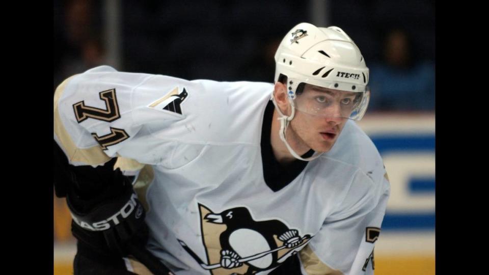 Konstantin Koltsov during his time with the Pittsburgh Penguins. Koltsov died after jumping from the St. Regis Bal Harbour Resort hotel early Monday, March 18.