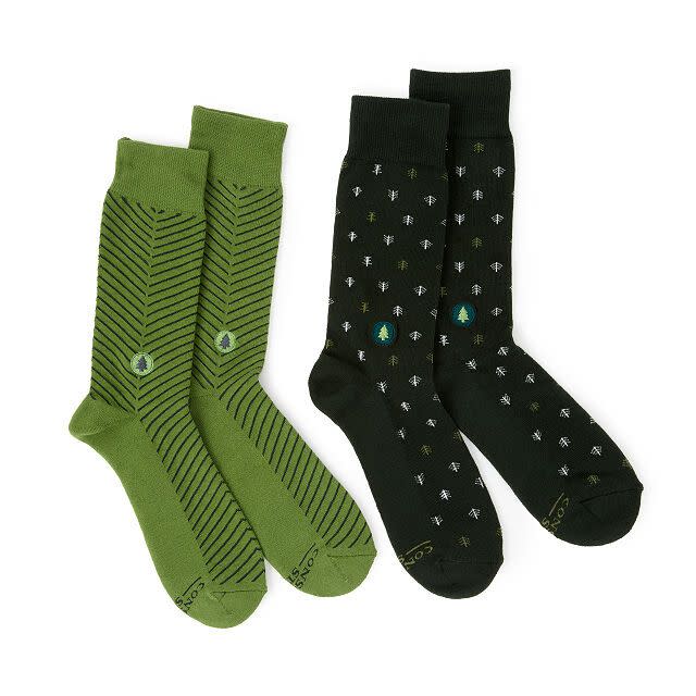 <p><a href="https://go.redirectingat.com?id=74968X1596630&url=https%3A%2F%2Fwww.uncommongoods.com%2Fproduct%2Fsocks-that-plant-trees&sref=https%3A%2F%2Fwww.goodhousekeeping.com%2Fholidays%2Fgift-ideas%2Fg30188103%2Feco-friendly-gifts%2F" rel="nofollow noopener" target="_blank" data-ylk="slk:Shop Now;elm:context_link;itc:0;sec:content-canvas" class="link rapid-noclick-resp">Shop Now</a></p><p>Socks That Plant Trees</p><p>uncommongoods.com</p><p>$15.00</p><span class="copyright">Uncommon Goods</span>