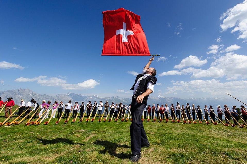 Swiss flag Switzerland