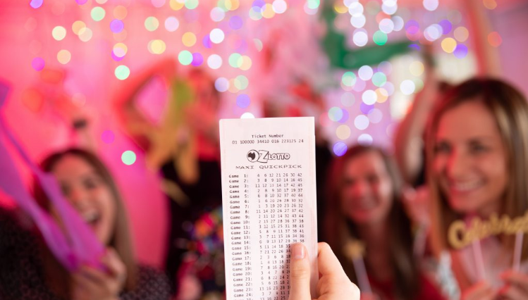 Oz Lotto ticket pictured as a Sydney man wins $10 million in Tuesday's draw.