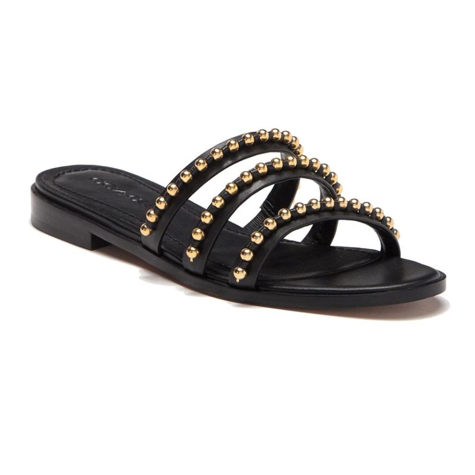 Coach Isa Studded Leather Slide Sandal (Photo: Nordstrom Rack)