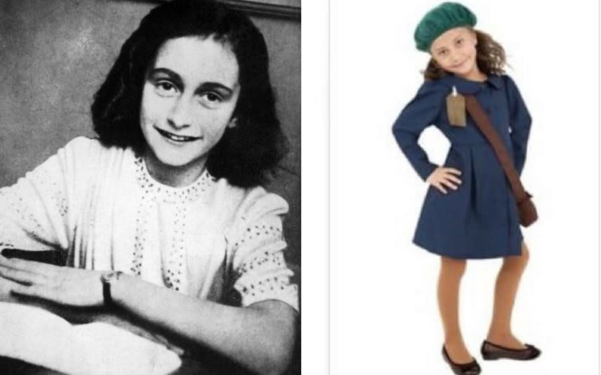 The Anne Frank outfit has been removed from websites following a outcry - AFP/Halloweencostumes.eu