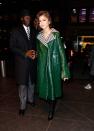 <p>Zendaya's coat is already a statement due to the gorgeous emerald hue but give it a decorative collar and you have a truly one-of-a-kind piece. Keep everything else super simple to really let the coat have its moment. </p>