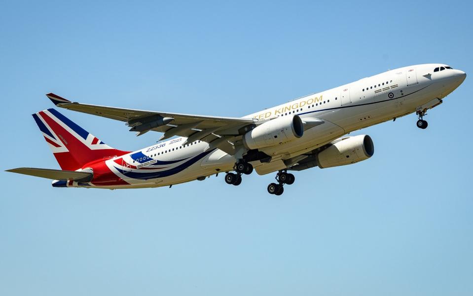 RAF's Voyager aircraft for which AirTanker has a contract with the Ministry of Defence to deliver and support air tanker planes